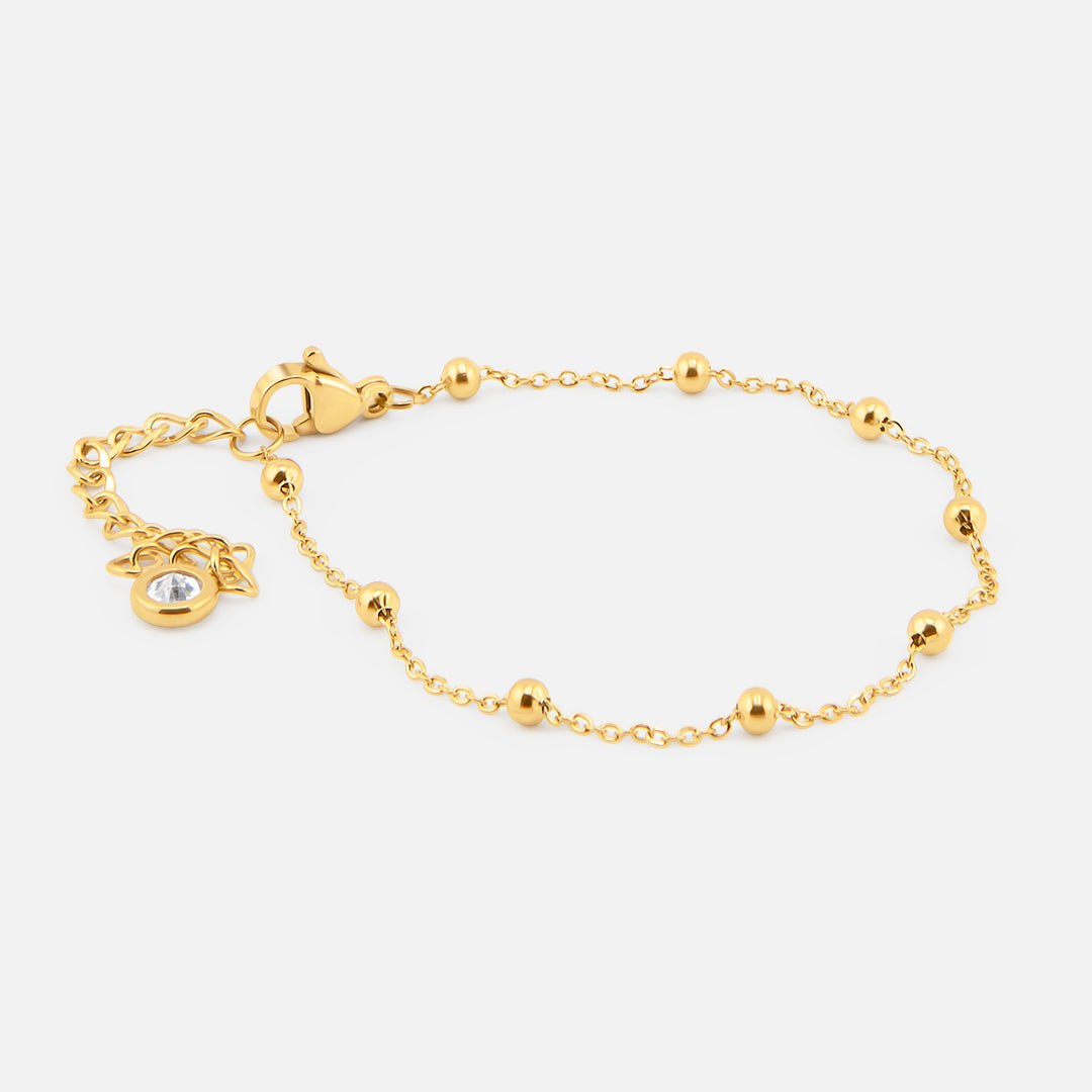 Lela Golden Dot Armbånd 18K Guldbelagt - BY CARA