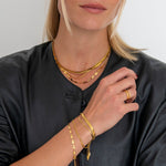 Liva Sun Ring 18K Guldbelagt 2,5 mm - BY CARA