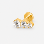 Luminous Orbit Labret goldfarben