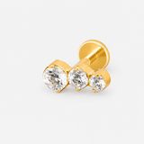 Luminous Orbit Labret goldfarben