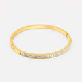 Luna Glow Bangle 18K guldbelagt 4 mm