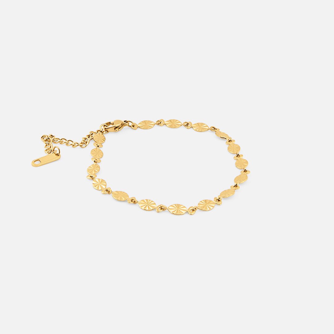 Luna Sun Armbånd 18K Guldbelagt - BY CARA