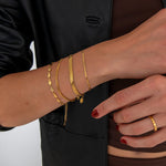 Luna Sun Armbånd 18K Guldbelagt - BY CARA