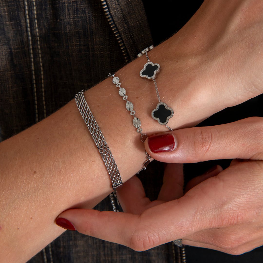 Luna Sun Armbånd Sølvfarvet - BY CARA