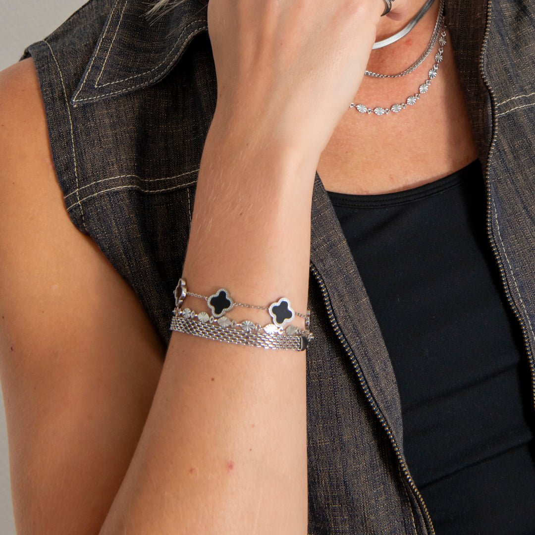 Luna Sun Armbånd Sølvfarvet - BY CARA