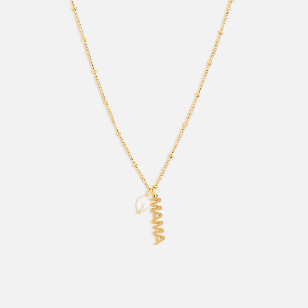 Mama Pearl Halskæde 18K Guldbelagt - BY CARA