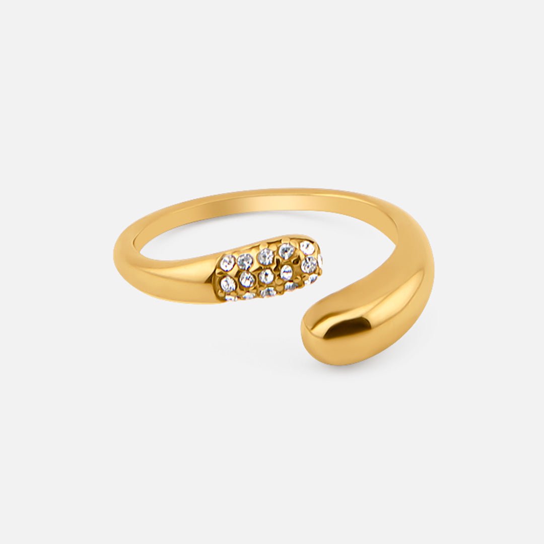 Mira Justerbar Ring 18K Guldbelagt - BY CARA