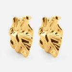 Noemi Sculpt Studs 18K Guldbelagt - BY CARA