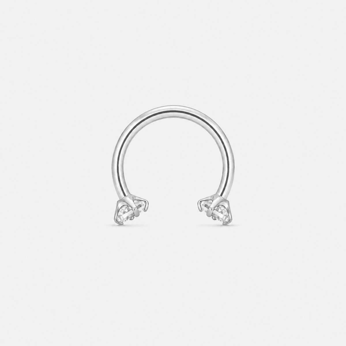 Nova Horseshoe silver-coloured 10 mm
