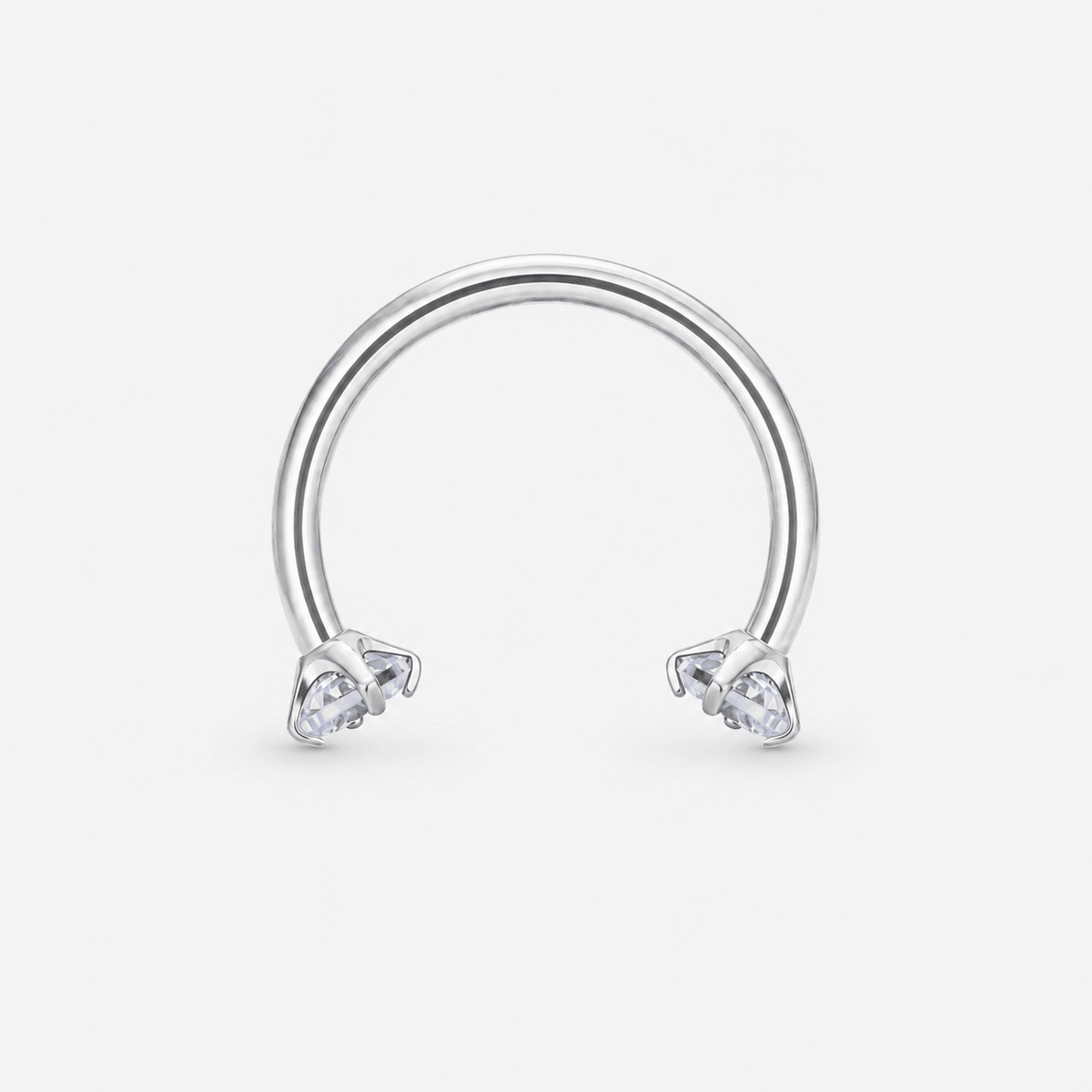 Nova Horseshoe silver-coloured 12 mm