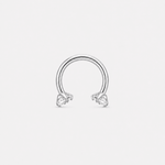 Nova Horseshoe silver-coloured 8 mm