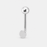 Novalie Disc piercing silberfarben 12 mm