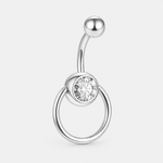 Novara Orbit 5/8 mm Navel Piercing silver-coloured