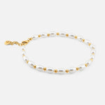 Ocean Pearl Ankelkæde 18K Guldbelagt - BY CARA