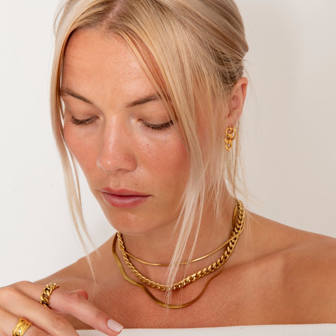 Panser Luxe Ring 18K Guldbelagt - BY CARA