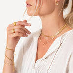 Pearl Dots Armbånd 18K Guldbelagt - BY CARA