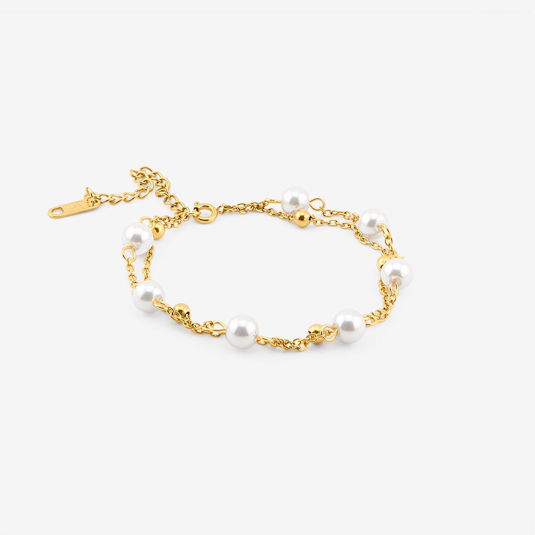 Pearl Dream Armbånd 18K Guldbelagt - BY CARA