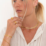 Pearl Drop Hoops 18K Guldbelagt 10 mm - BY CARA