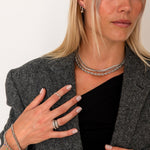Pearl Drop Hoops 925 Sølv 10 mm - BY CARA