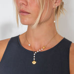 Pearl Shore Halskæde 18K Guldbelagt - BY CARA