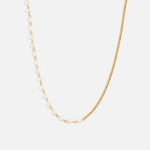 Pearl Tide Halskæde 18K Guldbelagt - BY CARA