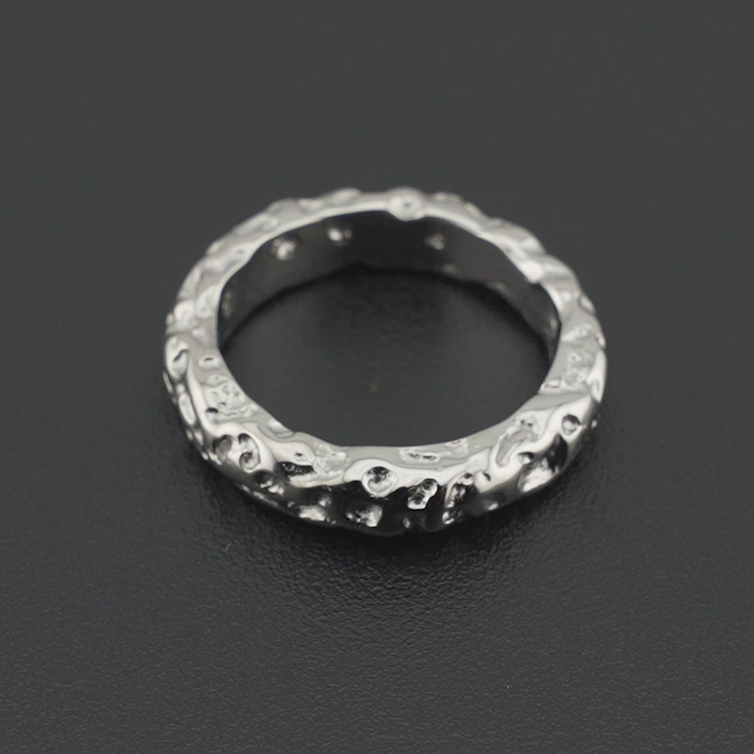 Lava Spirit Ring Sølvfarvet