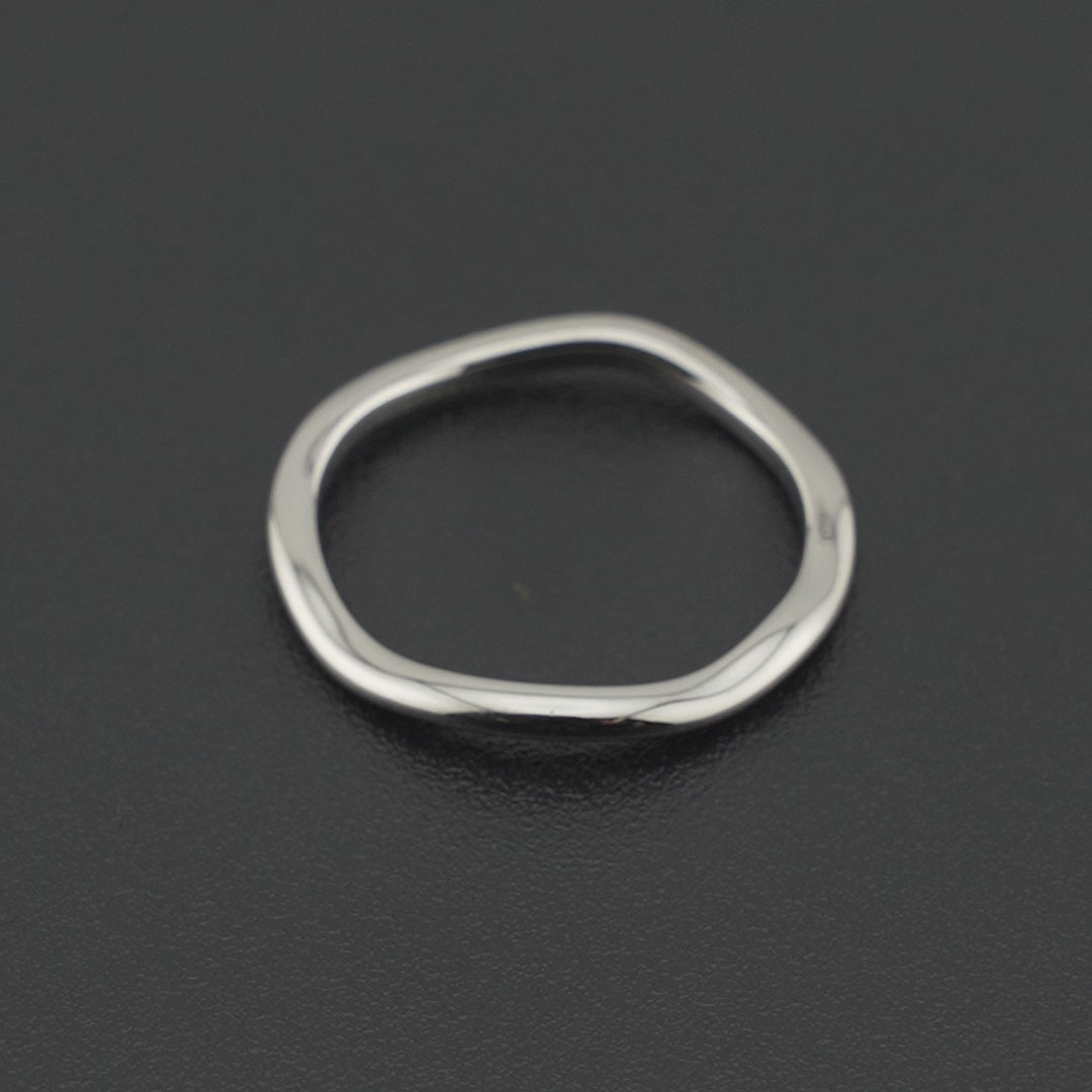 Drift Ring Sølvfarvet 1 mm