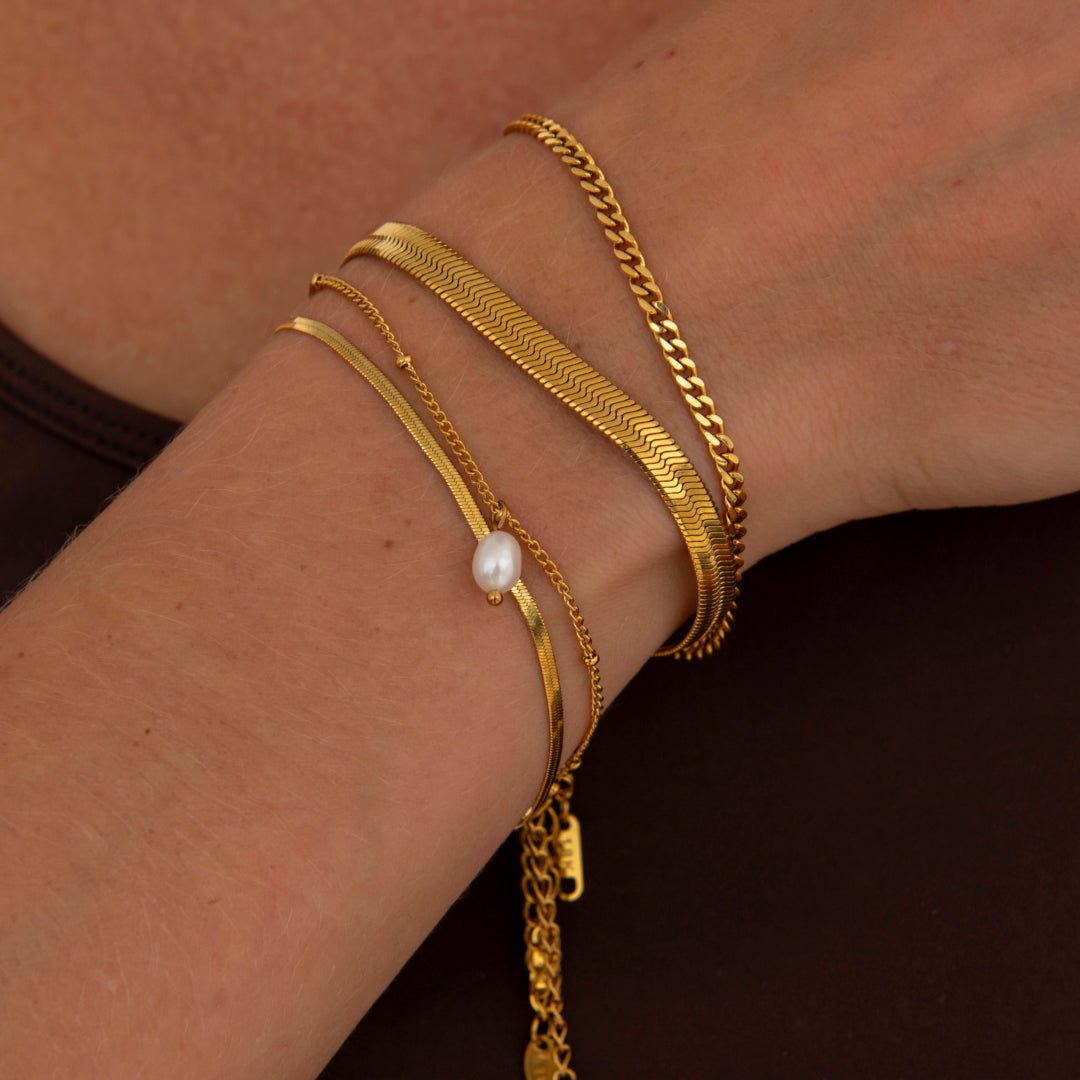 Pure Grace Armbånd 18K Guldbelagt - BY CARA