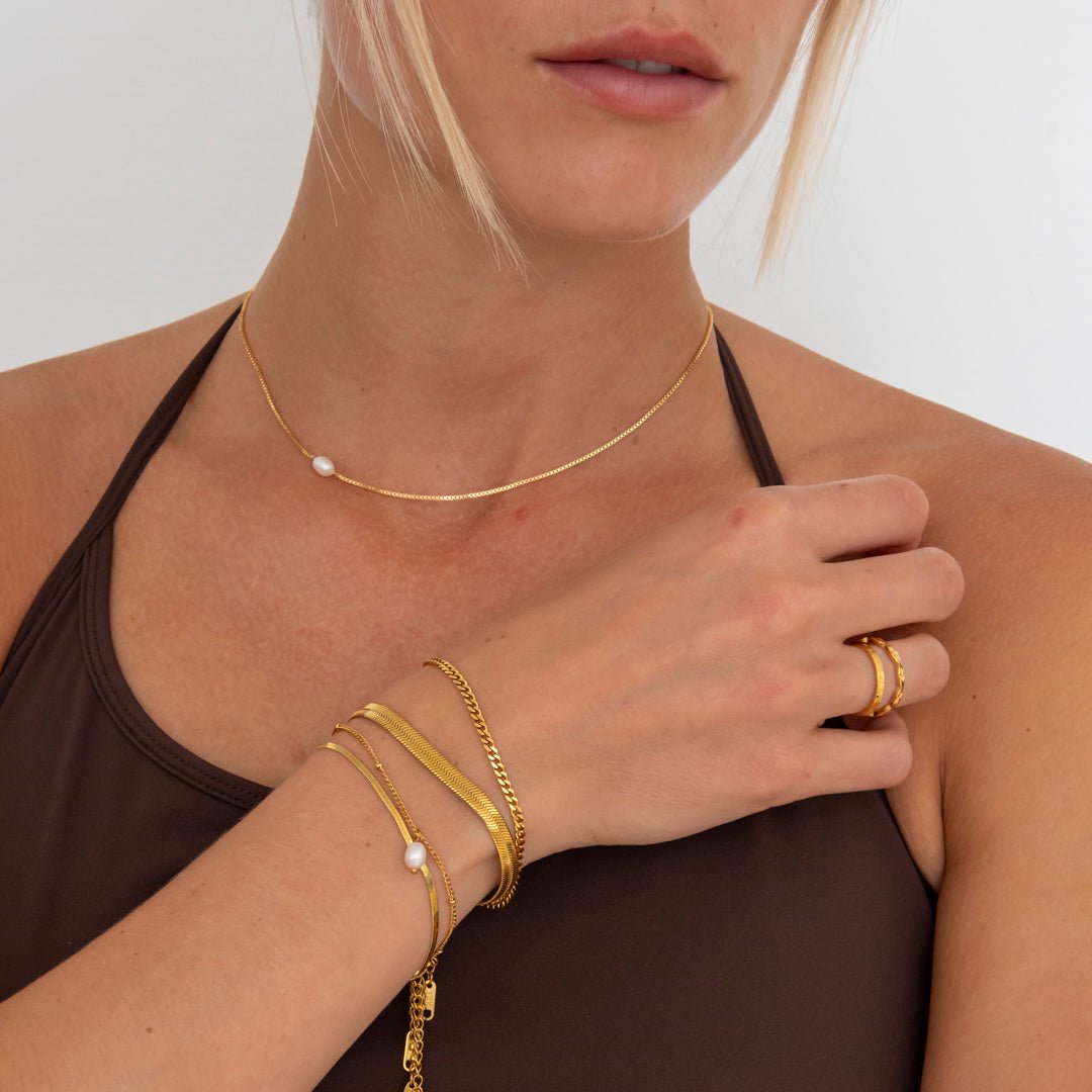 Pure Grace Armbånd 18K Guldbelagt - BY CARA