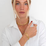 Purple Star Armbånd 18K Guldbelagt - BY CARA