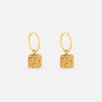 Relic Lava Hoops 18K Guldbelagt - BY CARA