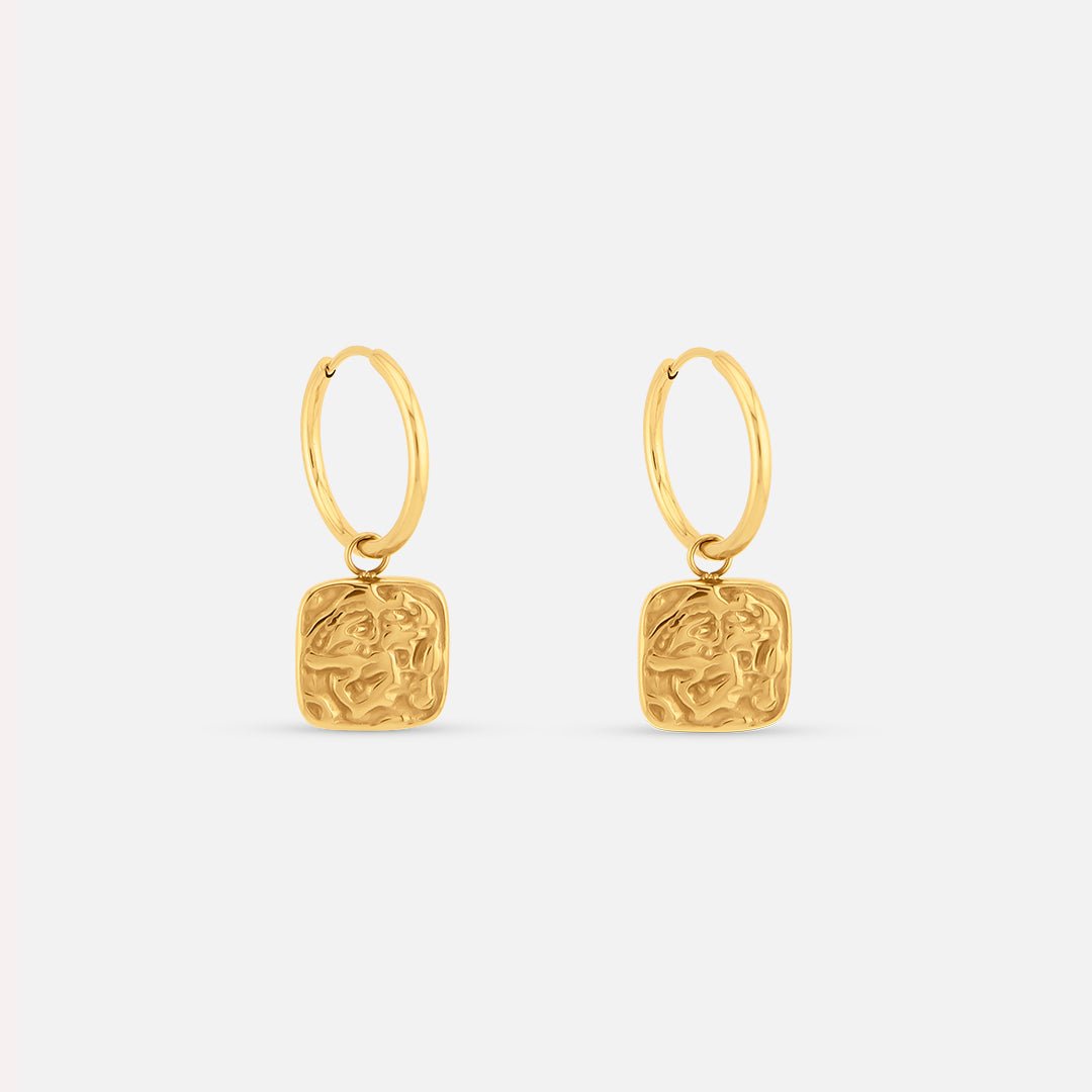 Relic Lava Hoops 18K Guldbelagt - BY CARA