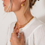 Relic Lava Hoops 18K Guldbelagt - BY CARA