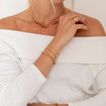 Rope Armbånd 18K Guldbelagt 5 mm - BY CARA