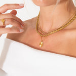 Rope Halskæde 18K Guldbelagt 5 mm - BY CARA