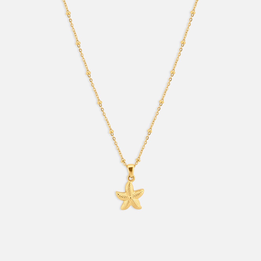 Sea Star Halskæde 18K Guldbelagt - BY CARA
