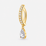 Seraphine Drop Clicker Navel Piercing gold-coloured - BY CARA