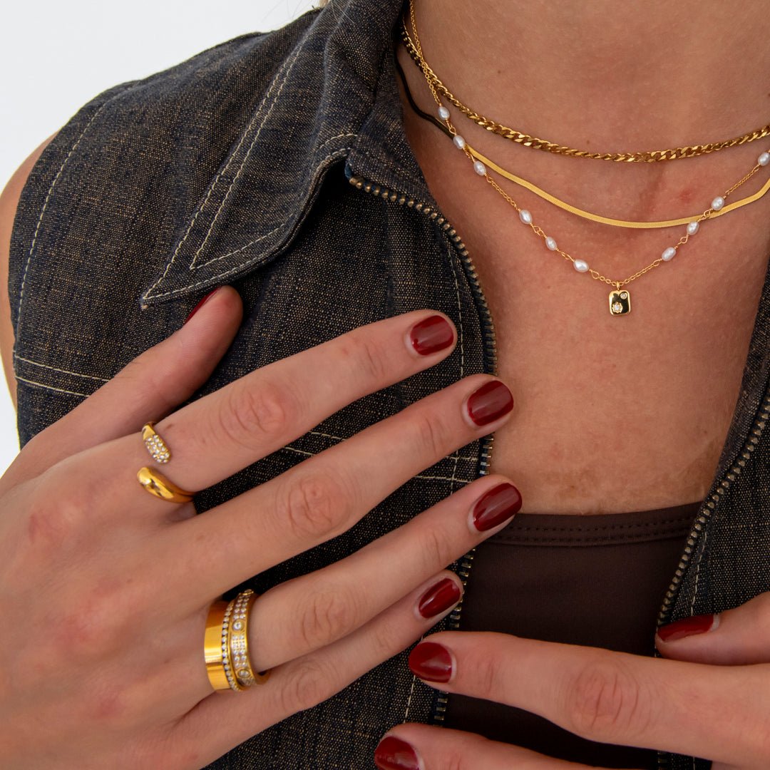 Seraphine Ring 18K Guldbelagt - BY CARA