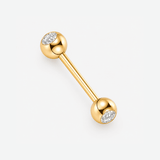 Seraphine Spark Barbell gold-coloured 8 mm