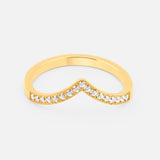Serene Sparkle Ring 18K Guldbelagt