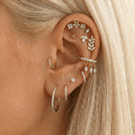 Sienna Charm Ear Cuff 18K Guldbelagt - BY CARA