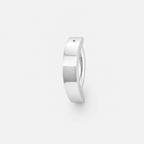 Sleek Arc Clicker Navlepiercing sølvfarvet
