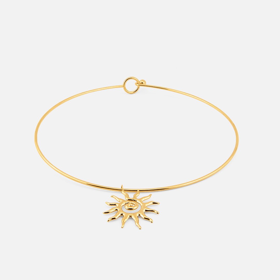 Solar Choker 18K Guldbelagt - BY CARA