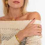 Solar Choker 18K Guldbelagt - BY CARA