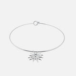 Solar Choker Sølvfarvet - BY CARA