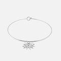 Solar Choker Sølvfarvet