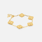 Soleil Clover Armbånd 18K Guldbelagt - BY CARA