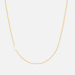 Solo Pearl Halskæde 18K Guldbelagt - BY CARA