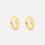 Stardust Hoops 18K Guldbelagt Helix 8 mm - BY CARA
