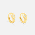 Stardust Hoops 18K Guldbelagt Helix 8 mm